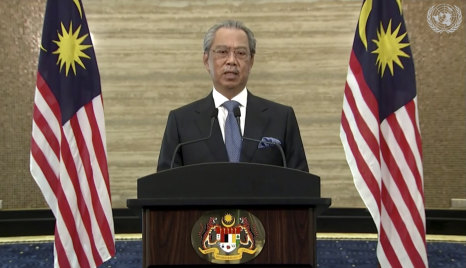 Malaysian Prime Minister Muhyiddin Yassin.
