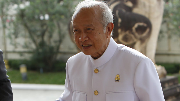 Cambodian Prince Norodom Ranariddh last year.