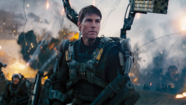 Hopefully saving the world: Tom Cruise in Edge of Tomorrow.