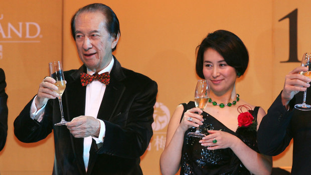 Stanley Ho with daughter Pansy at
the opening of MGM Grand Macau in 2007.