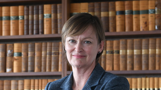 Federal Court Justice Jacqueline Gleeson, pictured on Wednesday, will join the High Court on March 1.