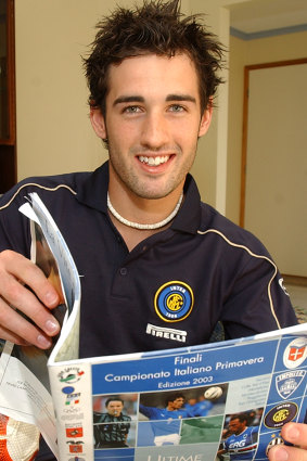 A young Valeri in his Inter team kit.