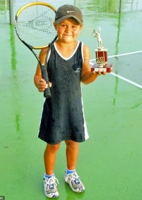 Ash Barty excelled at tennis from a young age.