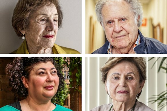 Mimi Wise; Ernie Friedlander; Dasia Black-Gutman; Sabina Kleitman. (Clockwise from top left)