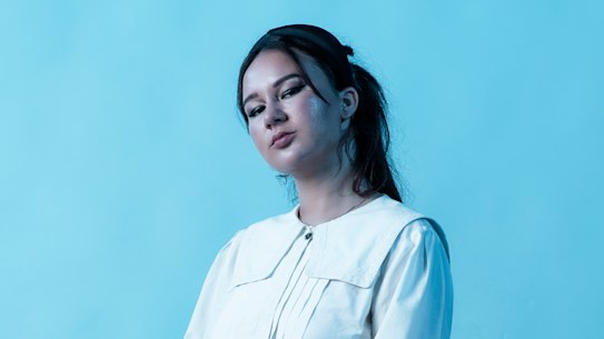Australian musician, singer and rapper Grace Shaw, who performs as Mallrat.