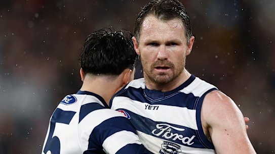 Patrick Dangerfield was once again at his brilliant best for the Cats.