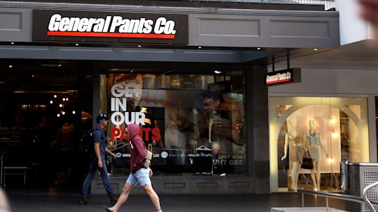 General Pants has closed more than a dozen stores in the past year.