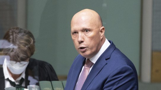 Opposition Leader Peter Dutton