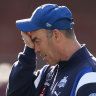 Alastair Clarkson at North Melbourne training this week.