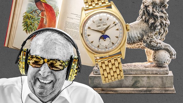 John Laws’ estate is auctioning off many of his artworks and antiques.