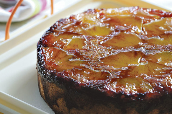 Pineapple upside-down cake.