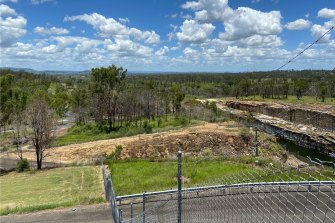 Wivenhoe Dam on January 11, 2021.