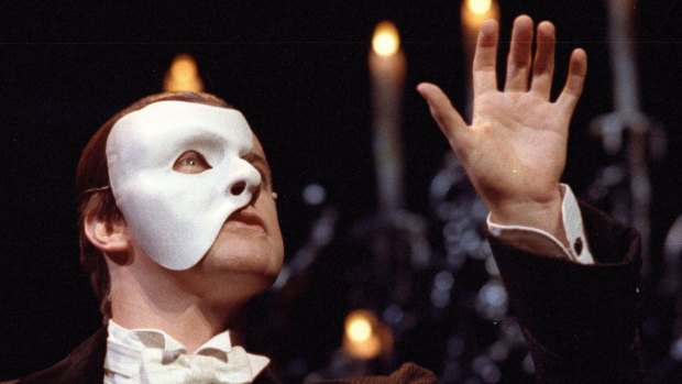 Anthony Warlow in Phantom of the Opera in 1990.