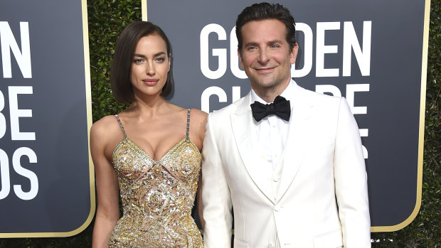 Cooper and Irina Shayk at the  Golden Globe Awards in Januaruy.
