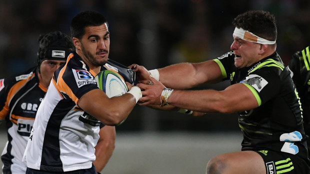 Tom Wright gave the Brumbies one of only a few highlights on Friday night.