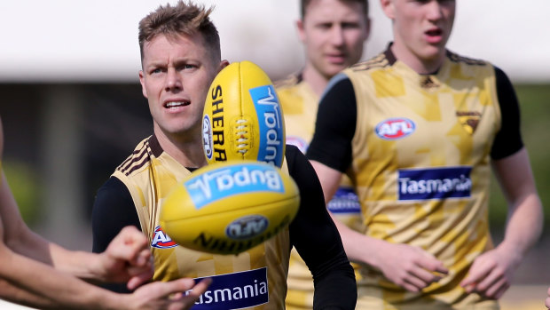 Sam Mitchell, now an assistant coach at Hawthorn, has formed a close bond with Worpel.