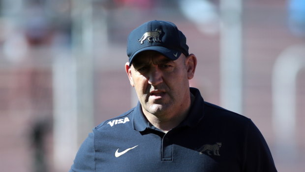 Change: Argentina coach Mario Ledesma in his new role with the Pumas. 