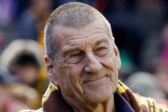 Outgoing Hawks president Jeff Kennett