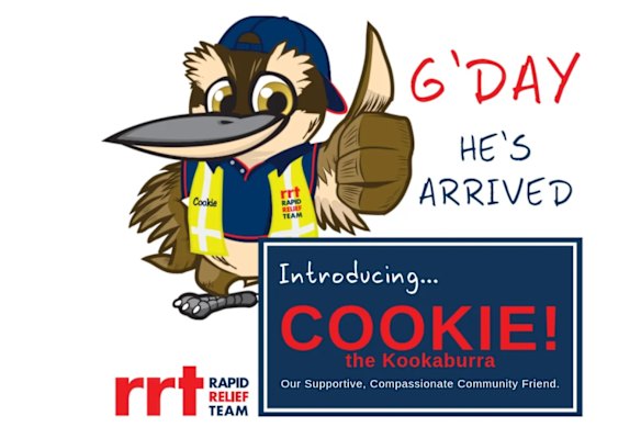 Cookie the Kookaburra: the logo the Brethren is suing its former member over.