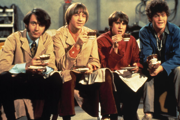 The Monkees (from left, Michael Nesmith, Peter Tork, Davy Jones and Micky Dolenz) during the band’s heyday.