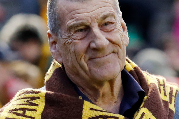 Outgoing Hawks president Jeff Kennett.