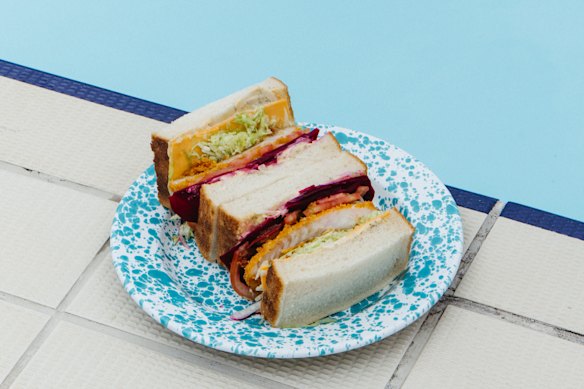 Fish sandwich. 