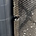Screen door damaged with a pressure washer