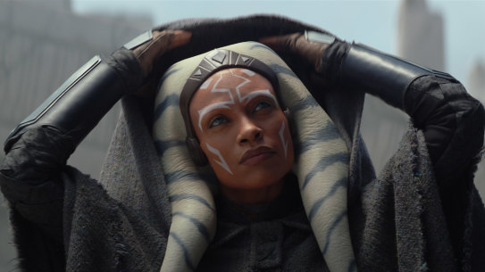 Rosario Dawson as Ahsoka Tano.