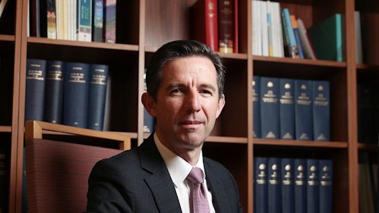 Trade Minister Simon Birmingham. 
