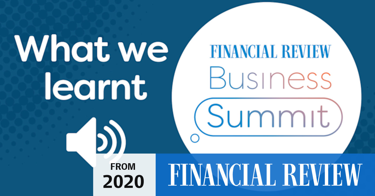 With the AFR Editor-in-chief: What we learnt on day one