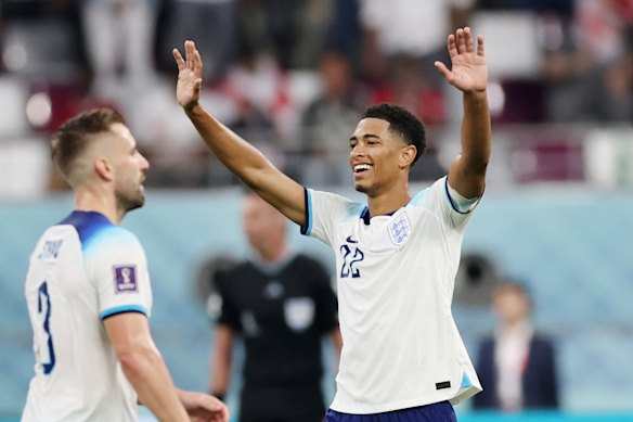 Jude Bellingham starred for England.