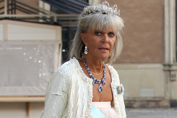 STOCKHOLM, SWEDEN - JUNE 08: Princess Birgitta of Sweden and Princess Margaretha Mrs. Ambler attend the wedding of Princess Madeleine of Sweden and Christopher O'Neill hosted by King Carl Gustaf XIV and Queen Silvia at The Royal Palace on June 8, 2013 in Stockholm, Sweden. (Photo by Danny Martindale/WireImage)