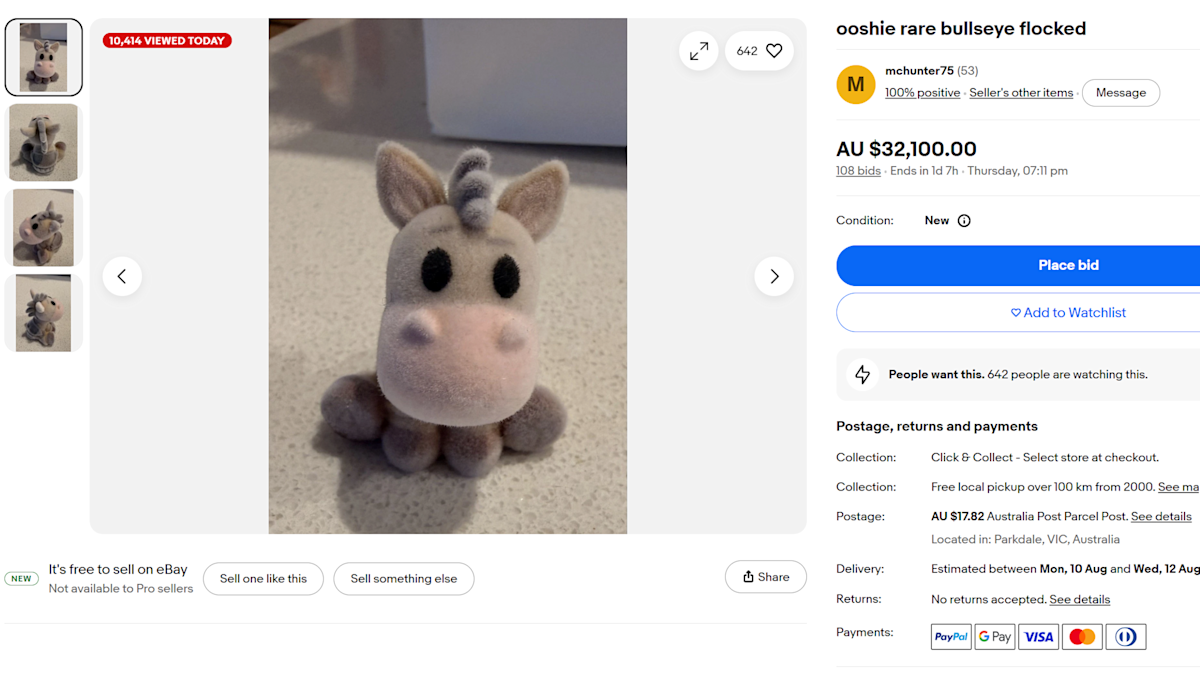 Ultra-seltenes Woolworths Disney Ooshie für 32.000 $ angeboten – ...