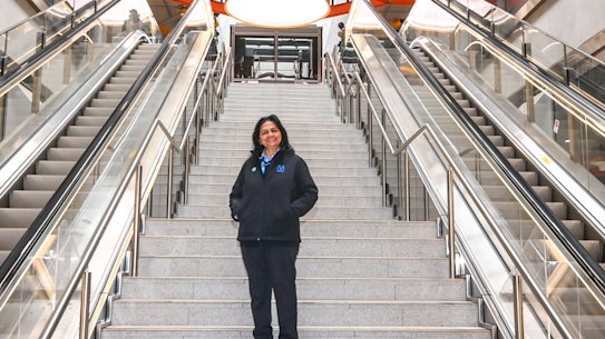 Arden station master Christine Rodrigues. 