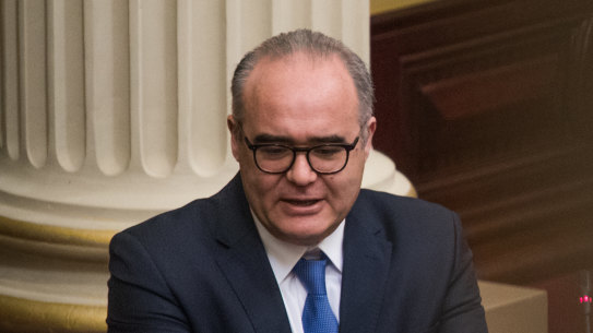 Adem Somyurek in Parliament last year. 