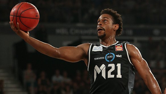 Casper Ware when he was with Melbourne United.
