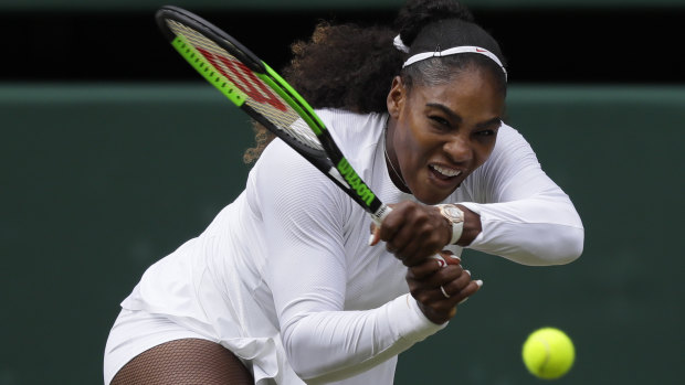 Serena Williams will play her 11th Wimbledon semi-final after beating Camila Giorgi.
