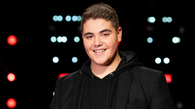 The Voice's 14-year-old finalist, Jordan Anthony.