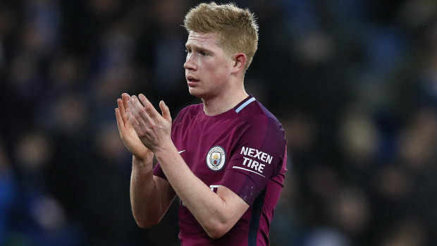 Key man: Kevin De Bruyne will be sidelined for several months.