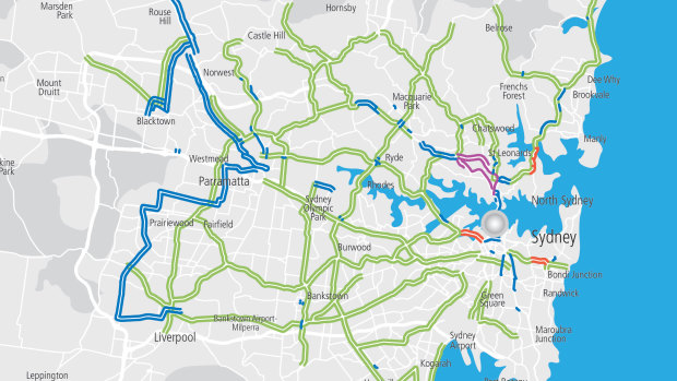 December 2013 Sydney clearways plan. 