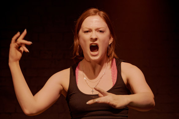 Meg Clarke gives a brave and committed performance.