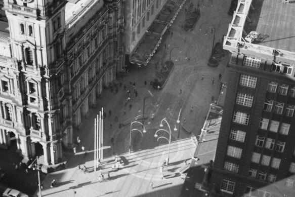An aerial view of the mall in 1983.