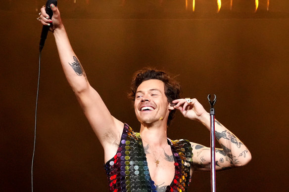 Harry Styles, whose song As It Was was the most-played song on Australian radio in 2022. 