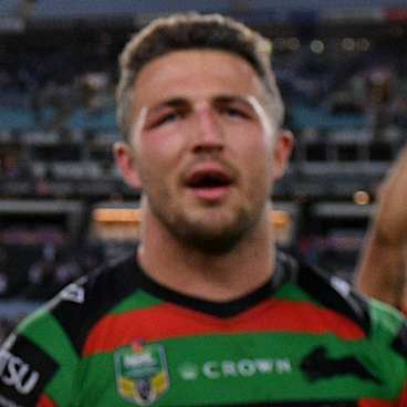 Sam Burgess following the win over St George Illawarra on Saturday night.