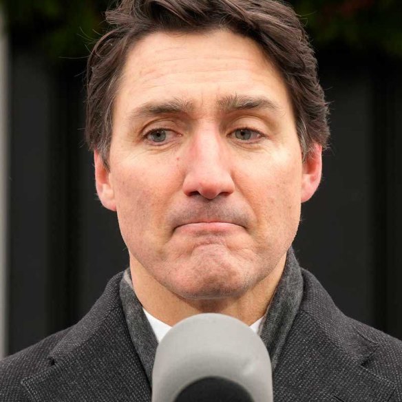 Justin Trudeau, politely asked to leave the stage