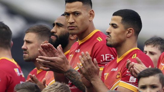 Return as a Dragon ... Israel Folau.
