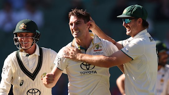 Pat Cummins on Friday.