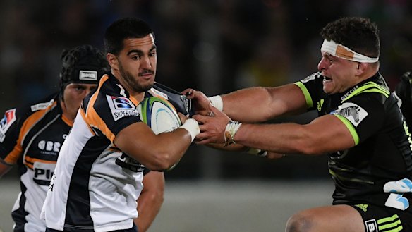 Tom Wright gave the Brumbies one of only a few highlights on Friday night.