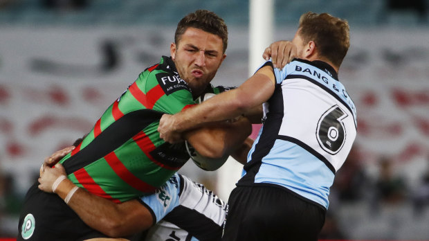 Don\'t argue: Sam Burgess says the current crop of South Sydney players are in better form than the premiership team from 2014.