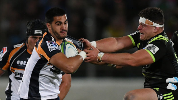 Tom Wright gave the Brumbies one of only a few highlights on Friday night.